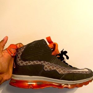 Orange and Grey Nikes